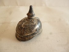 N°1 ANCIEN CASQUE A POINTE MINIATURE EN PLOMB HELMET SPIKED PICKELHAUBE