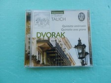 CD - DVORAK "Quintette américain - Quintette avec piano" - Le Quatuor Talich
