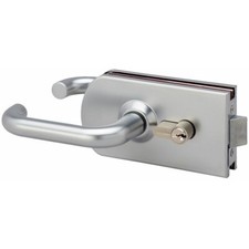 Serrure de porte en verre - à