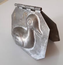 MOULE A CHOCOLAT ANCIEN - A CHARNIERE - EN METAL – FORME CANARD