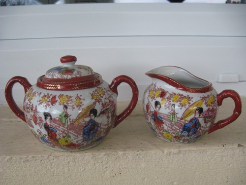 Sucrier cremier porcelaine - ,