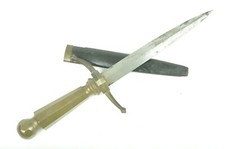 Beautiful Antique 19th Century French Prostitute or Gambler Boot Dagger Knife