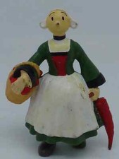 Figurine en plastique ou en PVC BECASSINE ET SON PANIER PLASTOY