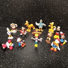 Lot 14 Figurines Vintage Disney Bully Nestlé Et Autres Mickey Minnie Geo Picsou