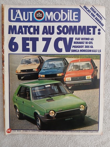 Automobile 387 9 - l'automobile, 9/1978