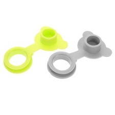 2 Pcs Bouchon Silicone Baby Bath Couvercle De Drainage La