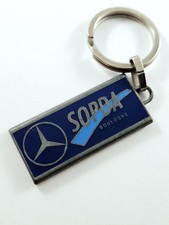 PORTE-CLES - MERCEDES-BENZ Vintage 2000s MÉTAL Peint Garage PARIS Original