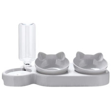 Gamelle triple chats chiens - gamelle,