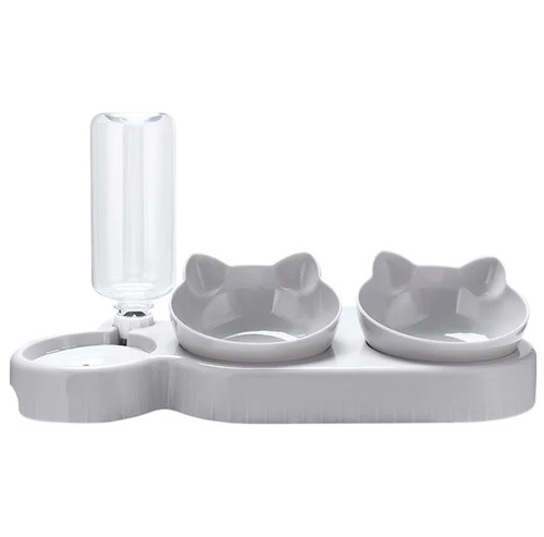 Gamelle triple chats chiens - gamelle, et