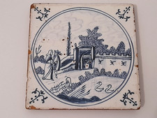 ancien carreau épais de Delft