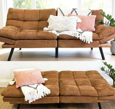 NEW 72" Memory Foam Futon Sofa