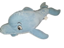 Doudou peluche Dauphin bleu
