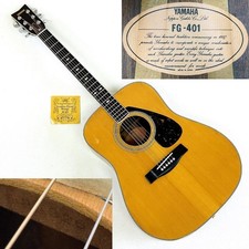YAMAHA FG-401 Guitare Acoustique Dreadnought Vintage Japan Model Spruce Top