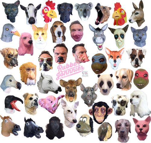 Masque animal latex pour - d'animal,