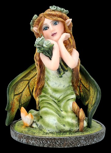 Figurine elfe petite verte - elfe,