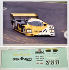 decal Porsche 956  From A  #27   1000 Km  Suzuka  1986   1/43