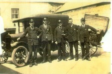 North Ireland 1998 Postcard 1rst Post Office van purchased for NEWRY & drivers