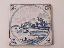 Ancien carreau épais delft - épais, de