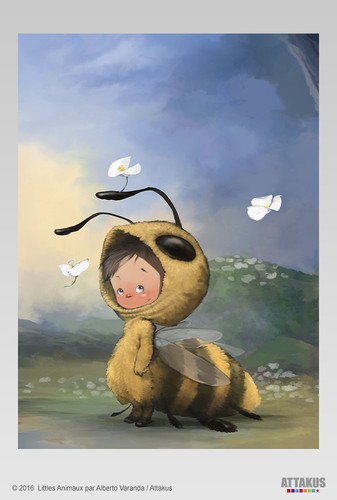 Poster petite abeille - poster,