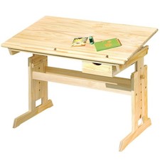Bureau Enfant Inclinable "School" 109cm Naturel