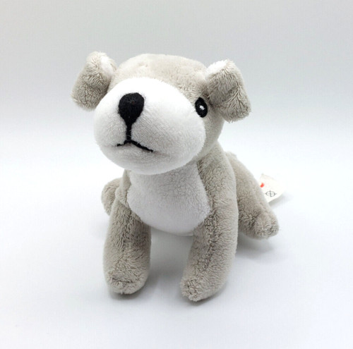 Mini peluche chien gris - mini,