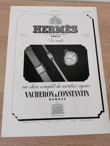 Hermes 1938 montres vacheron - 1938,