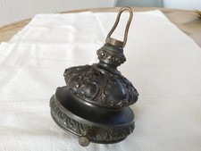 ANCIENNE GRIFFE DE LUSTRE LAMPE BRONZE POUR TULIPE OU GLOBE 1900 GRAND MODÈLE