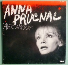 ANNA PRUCNAL "Avec Amour " Disque VINYLE 1981 LP 33T PL 37541 RC 250