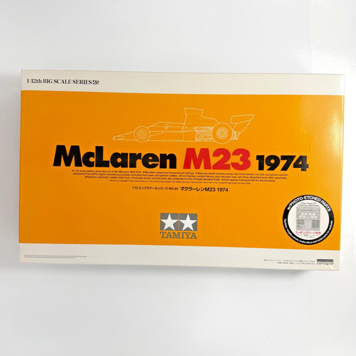 Tamiya mclaren m23 1974 - tamiya, 1/12
