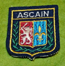 Ancien écusson à coudre en