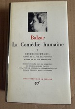 Balzac. La Comédie Humaine. Tome 5. La Pléiade 1987. Pleiade