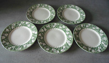 5 assiettes Churchill england Verdigris Diamètre 20 cms