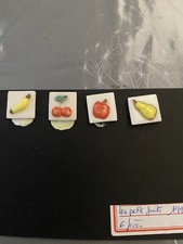 Fèves Plates Lot Les Petits Fruits