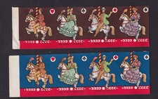 Ancienne étiquette Allumette Italie BN157612 Manège Cheval