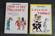 Lot 2 BD WOLINSKI - 'Sale Phallocrate' /1979 - 'Plus D'hommes' /1988 - Bon État