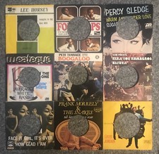 Lotto 9 Copertine Forate Holed Sleeve 45 7’ Mega Rare Funk Soul Jazz Latin Juke