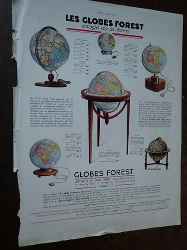Globes forest géographes - globes,