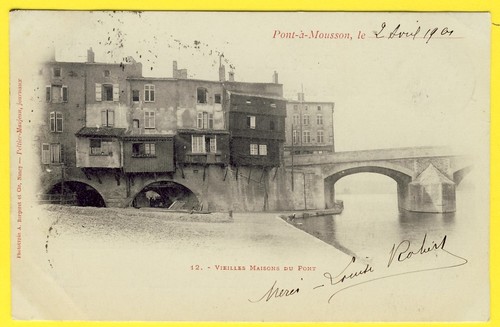 Cpa pont à - -,