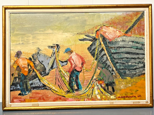 Tableau cubiste marceau - tableau,