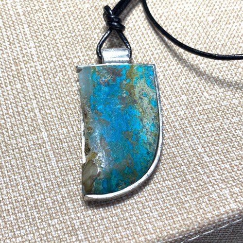 Large pendentif chrysocolle - large,