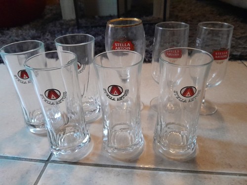 Lot verres stella artois - de,