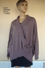 VESTE GILET PARME ASYMETRIQUE