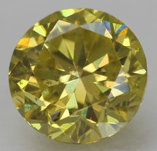 Cert 0.67 ct Diamant Naturel