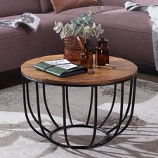 FineBuy Table Basse Bois