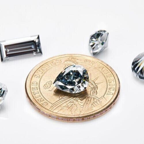 Bague diamant noir canari