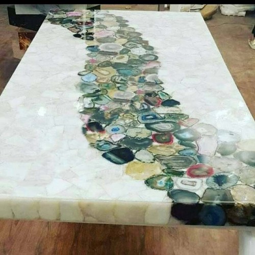 Dessus table agate - dessus, de