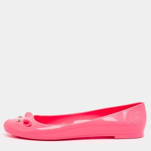 Ballerines caoutchouc rose - en,