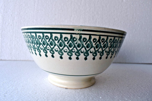 Antique anglaise vert - vert, bordure