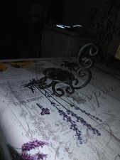 porte bougie en fer forgé