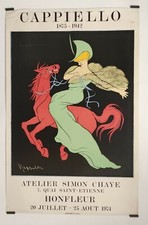 Cappiello	Atelier Simon Chaye 1974 Affiche Originale Exposition Art Déco